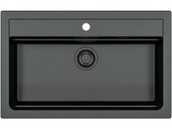 Granitový dřez Alveus Atrox 40 černý 91 - Black edition
