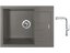 Set Sinks AMANDA 650 Truffle + baterie Sinks SLIM S2 kartáčovaná