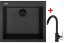 Sinks CUBE 560 BL Nanoblack + MIX 35 Nanoblack - 1