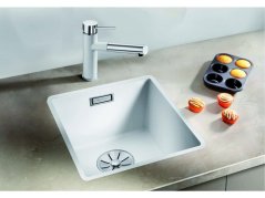 Granitový dřez Blanco SUBLINE 320 F InFino šedá skála