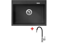 Set Sinks Maximo 680 Metalblack + Flexia Set Sinks Maximo 680 Metalblack + Flexia