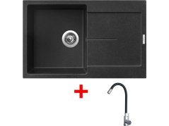 Sinks ULTIMA 790 Granblack + Elasta nerez/čierná Sinks ULTIMA 790 Granblack + Elasta nerez/čierná