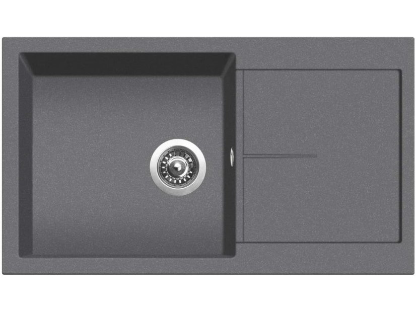 Set Sinks Infinity 860 Titanium + Vitalia GR