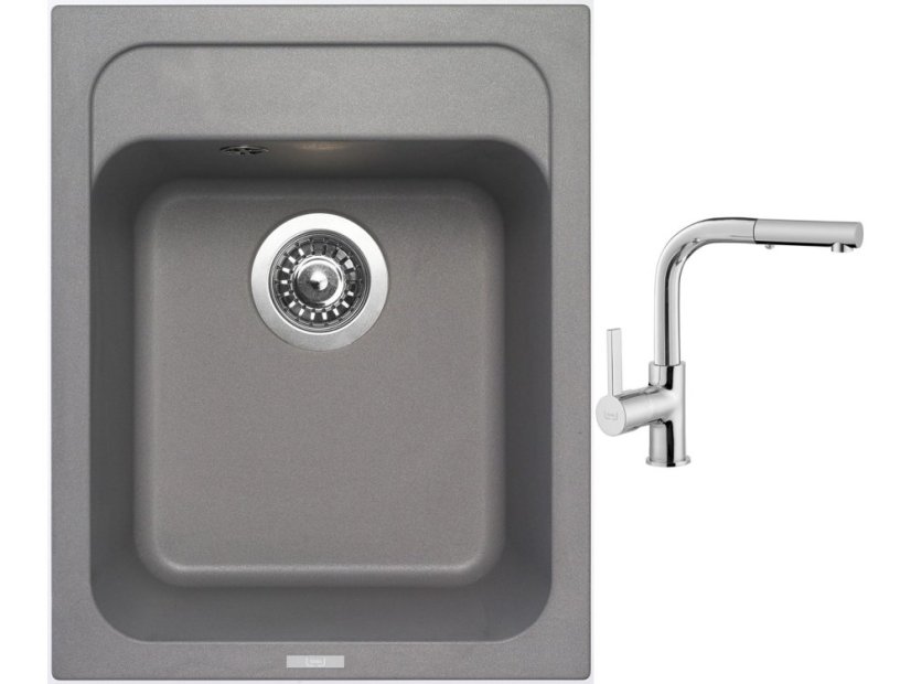 Set Sinks CLASSIC 400 Titanium + batéria Sinks ENIGMA S chróm