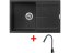 Sinks ULTIMA 790 Granblack + ELASTA S černá matná