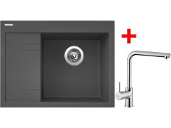 Set Sinks RIM 650 P Titanium + Elka Set Sinks RIM 650 P Titanium + Elka