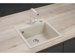 Granitový dřez Concept DG00C50be Cubis Béžový - 2
