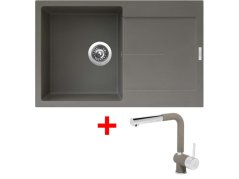 Sinks ULTIMA 790 Truffle + Mix 3 P GR Sinks ULTIMA 790 Truffle + Mix 3 P GR