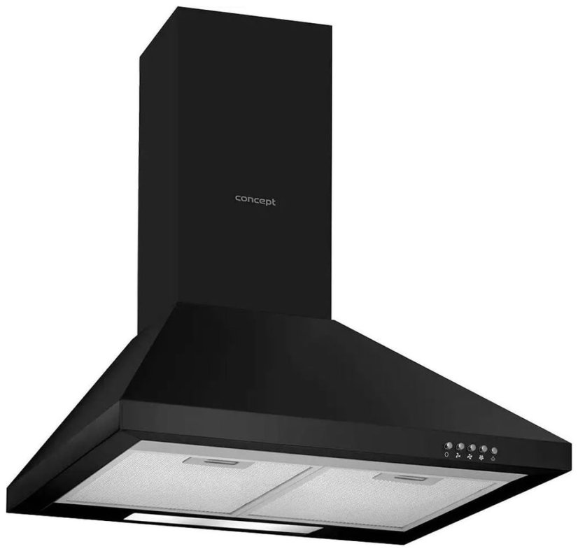 Concept OPK3560bc komínová digestoř černá 60 cm