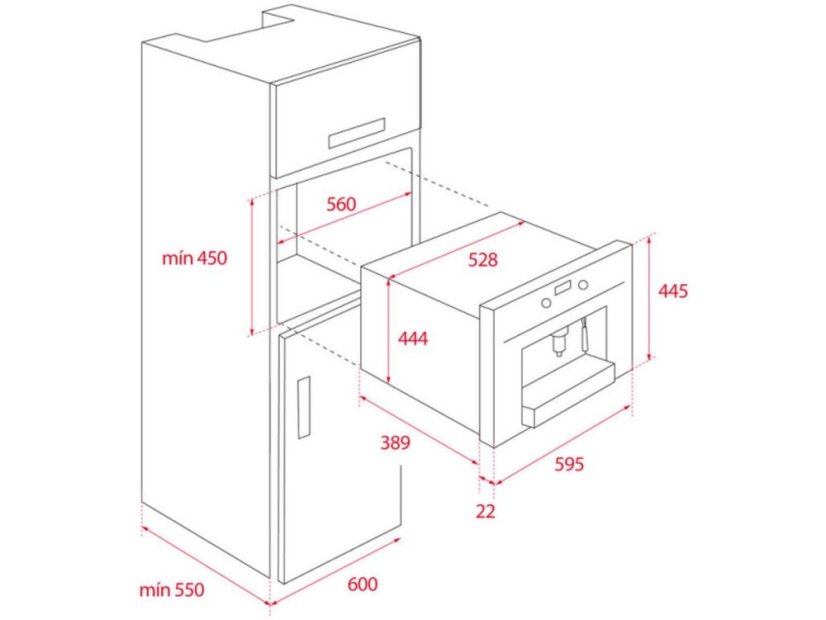 Vstavaný kávovar Teka CLC 855 GM BK
