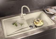 Granitový dřez Blanco SONA XL 6 S bílá soft