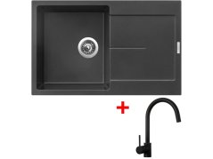 Sinks ULTIMA 790 Metalblack + Vitalia čierná matná Sinks ULTIMA 790 Metalblack + Vitalia čierná matná