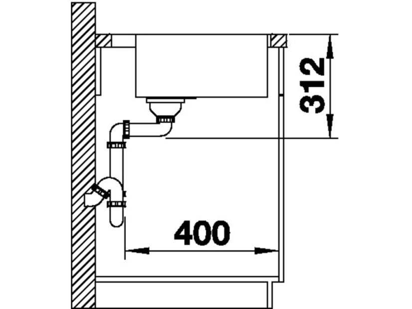 Kuchyňský dřez Blanco Subline 500 IF/A SteelFrame Antracit, s táhlem