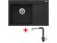 Set Sinks RIM 780 L Metalblack + Mix 3 P GR