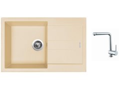 Set Sinks AMANDA 780 Sahara + baterie Sinks MIX 3 chrom