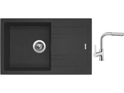 Set Sinks Linea 780 N Granblack + batéria Sinks Enigma S Set Sinks Linea 780 N Granblack + batéria Sinks Enigma S