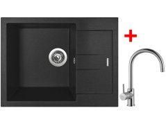 Sinks AMANDA 650 Metalblack + Vitalia Sinks AMANDA 650 Metalblack + Vitalia