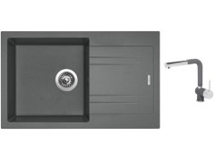 Set Sinks LINEA 780 N Titanium + batéria Sinks MIX 3 P Titanium Set Sinks LINEA 780 N Titanium + batéria Sinks MIX 3 P Titanium