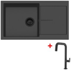 SetSinks INFINITY 860 BL Nanoblack + EVA P Nanoblack - 1