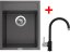 Sinks CLASSIC 400 Pureblack + VITALIA GR