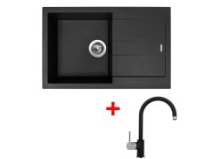 Set Sinks Amanda 780 Pureblack + Vitalia GR Set Sinks Amanda 780 Pureblack + Vitalia GR