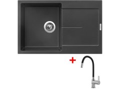 Sinks ULTIMA 790 Metalblack + Flexia Sinks ULTIMA 790 Metalblack + Flexia