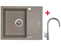 Sinks LINEA 600 XC Truffle + Vitalia Sinks LINEA 600 XC Truffle + Vitalia
