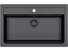 Granitový dřez Alveus Atrox 40 černý 91 - Black edition