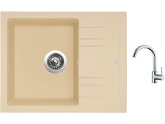 Set Sinks LINEA 600 N Sahara + batéria Sinks MIX 35 chróm Set Sinks LINEA 600 N Sahara + batéria Sinks MIX 35 chróm