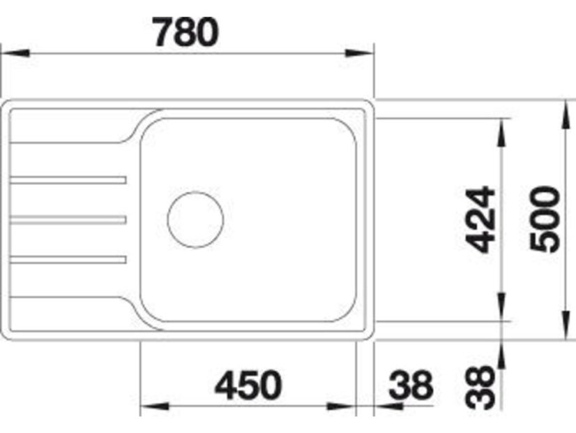 Nerezový drez Blanco LEMIS XL 6 S-IF Compact nerez kartáčovaný