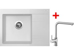 Set Sinks Rim 650 L Milk + Elka Set Sinks Rim 650 L Milk + Elka