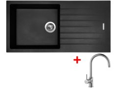 Set Sinks Perfecto 1000 Pureblack + Vitalia Set Sinks Perfecto 1000 Pureblack + Vitalia