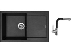 Set Sinks AMANDA 780 Granblack + baterie Sinks ENIGMA S Grandblack Set Sinks AMANDA 780 Granblack + baterie Sinks ENIGMA S Grandblack