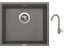 Set Sinks FRAME 457 Truffle + batéria Sinks MIX 35 Truffle