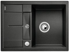 Granitový dřez Blanco METRA 45 S Compact Silgranit antracit oboustranné provedení s excent