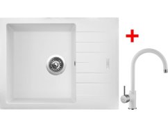 Sinks PERFECTO 650 Milk + VITALIA GR Sinks PERFECTO 650 Milk + VITALIA GR