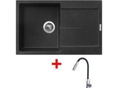 Sinks ULTIMA 790 Granblack + ELASTA S nerez/čierná Sinks ULTIMA 790 Granblack + ELASTA S nerez/čierná