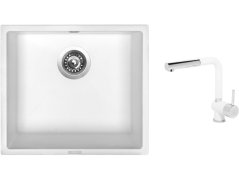 Set Sinks FRAME 457 Milk + batéria Sinks MIX 3 P Milk Set Sinks FRAME 457 Milk + batéria Sinks MIX 3 P Milk