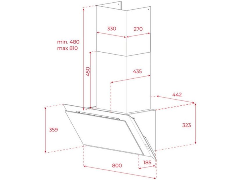 Digestor Teka DVI 88-G1 EOS BM