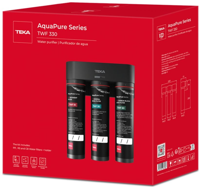 Trojstupňový systém filtrácie vody Teka TWF 330 - 7