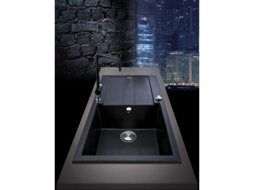 Set Sinks AMANDA 860 Titanium + batéria Sinks SLIM S2 kartáčovaná