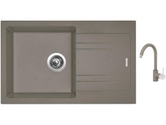 Set Sinks LINEA 780 N Truffle + batéria Sinks MIX 35 Truffle