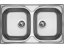 Sinks CLASSIC 800 DUO + ELASTA nerez/šedá