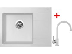 Sinks RIM 650 L Milk + Vitalia GR Sinks RIM 650 L Milk + Vitalia GR
