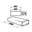 Potrubí obd. 204x60x1500 Potrubí obd. 204x60x1500