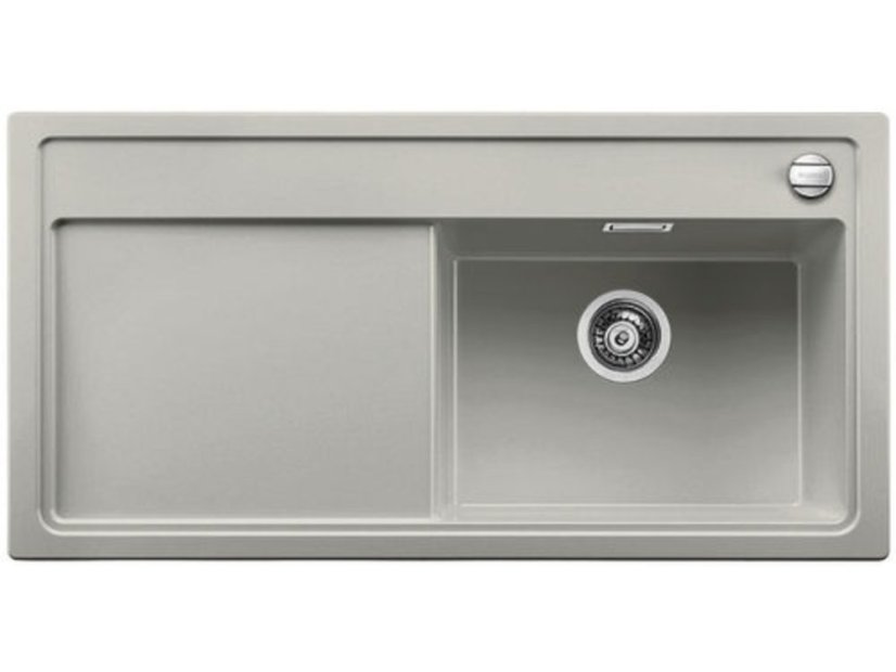 Granitový dřez Blanco ZENAR XL 6 S Silgranit perlově šedá dřez vpravo s excentrem