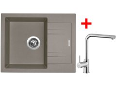 Sinks LINEA 600 Truffle + Elka Sinks LINEA 600 Truffle + Elka