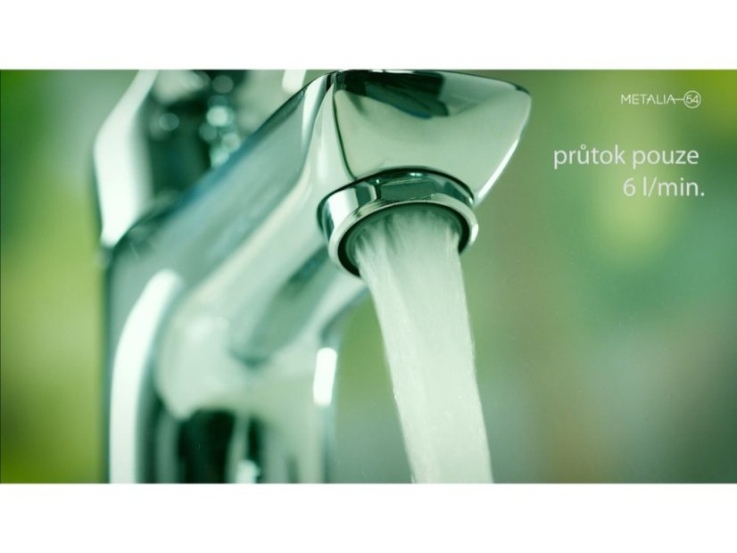 Dřezová baterie Metalia 54 ECO, chrom