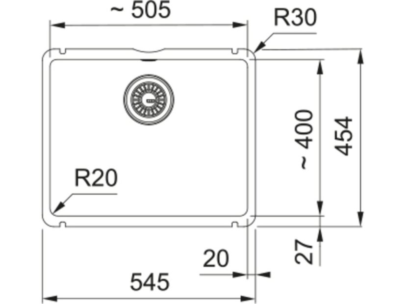 Keramický dřez Franke KXK 110-51 Onyx