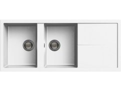 Granitový dřez Elleci Unico 500 White K96 Granitový dřez Elleci Unico 500 White K96